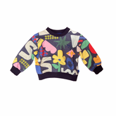 Recycled Cotton Patterned Sweatshirt