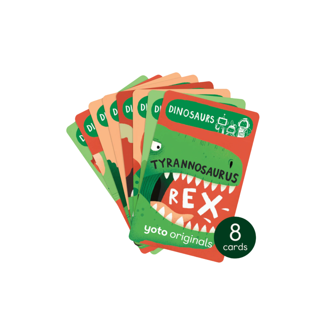 Yoto Cards: Brain Bots Dinosaurs 8-Pack