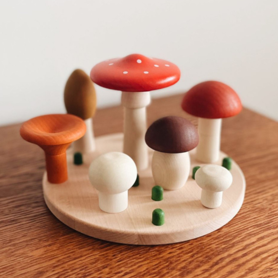 Mushroom Sorter Toy