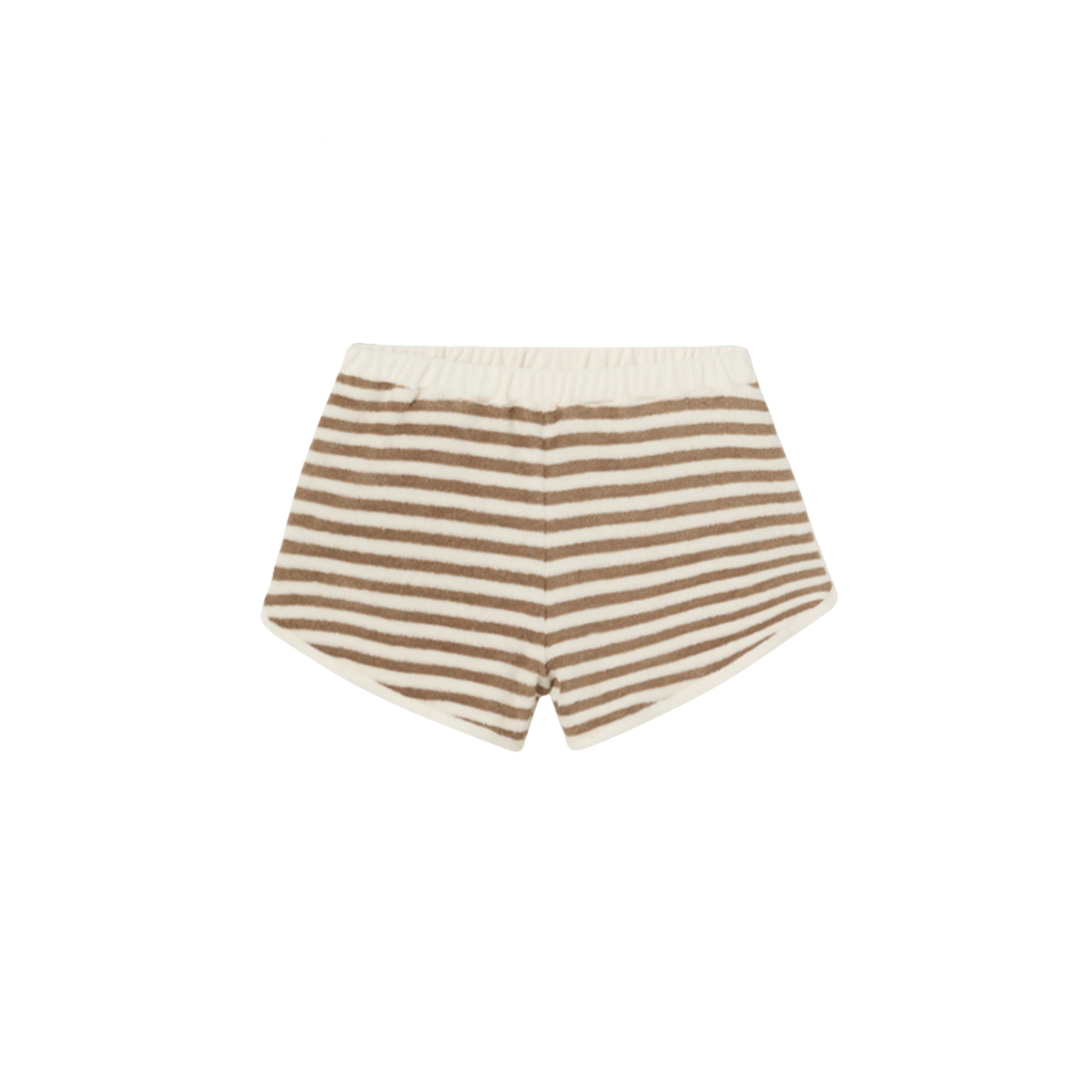 Striped Terry Cloth Shorts