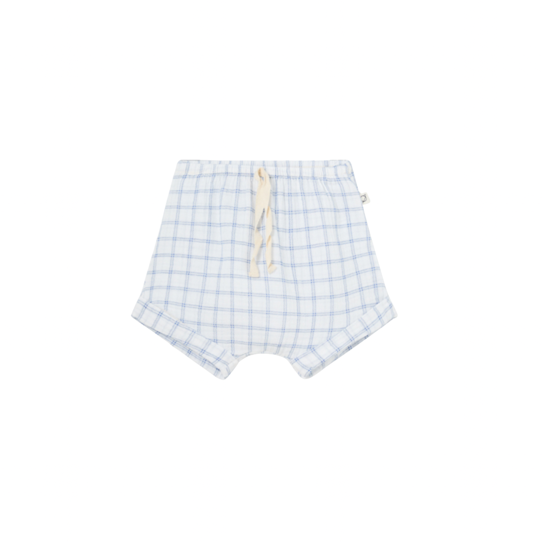 Plaid Gauze Baby Shorts