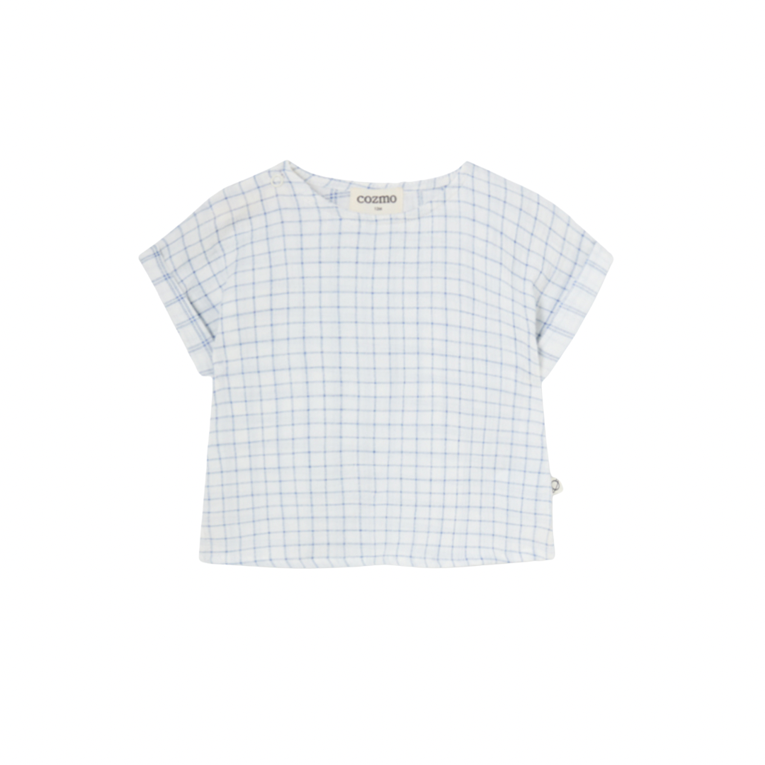 Plaid Gauze Baby Top