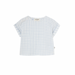 Plaid Gauze Baby Top