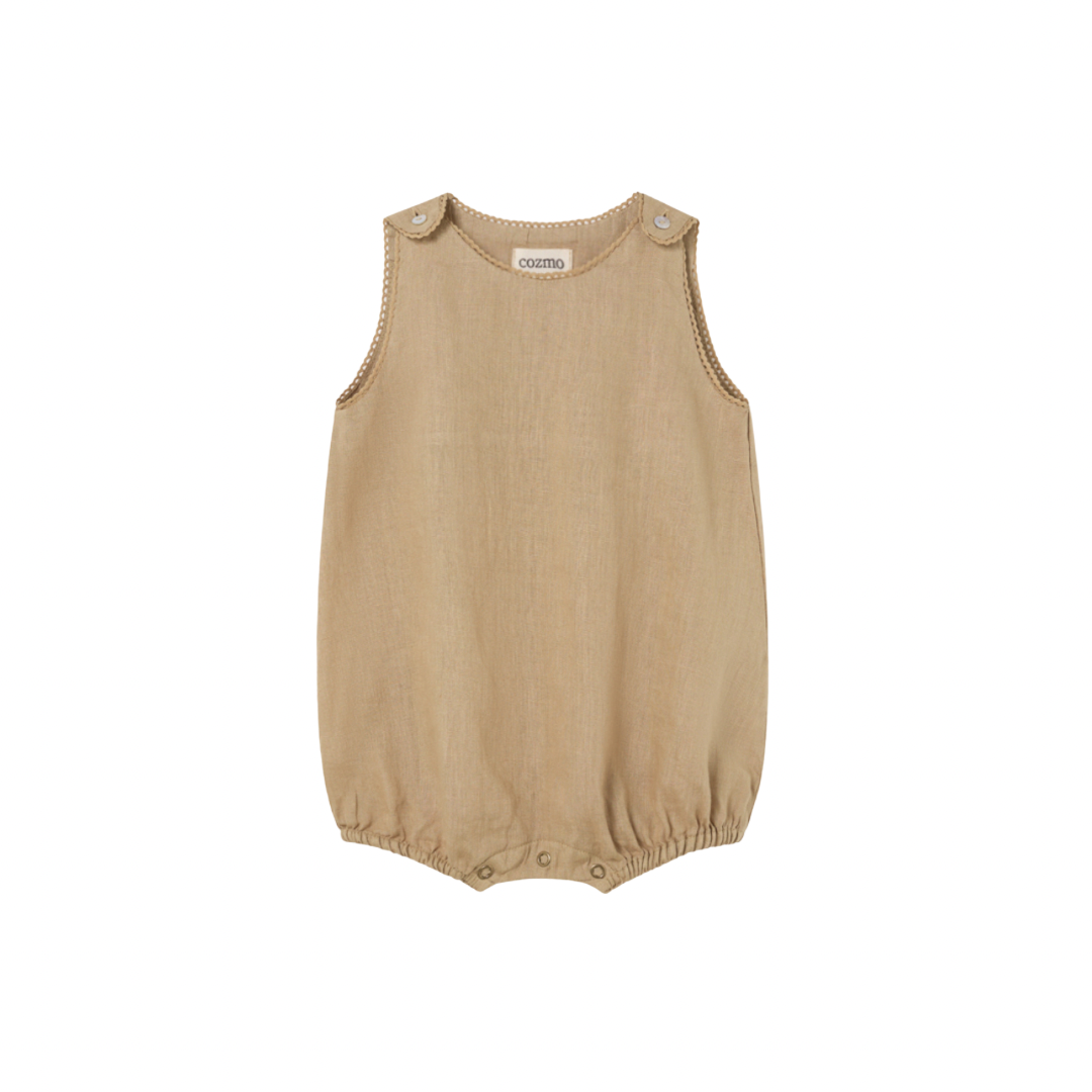 Linen Baby Romper