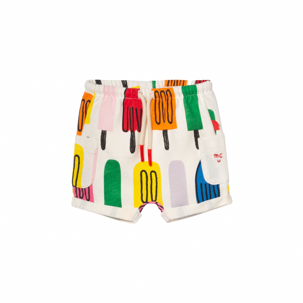 【glowny】CANDY POP KNIT SHORTS GLOWNY グロウニー SS25 CANDY POP KNIT SHORTS / WHT - NUBIAN