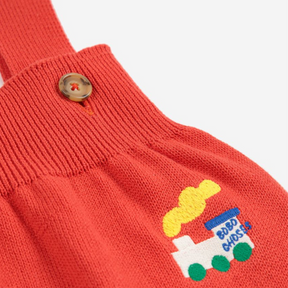 Bobo Choo Choo Knitted Overalls