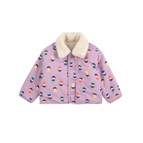 Game Pawns Reversible Sheepskin Jacket