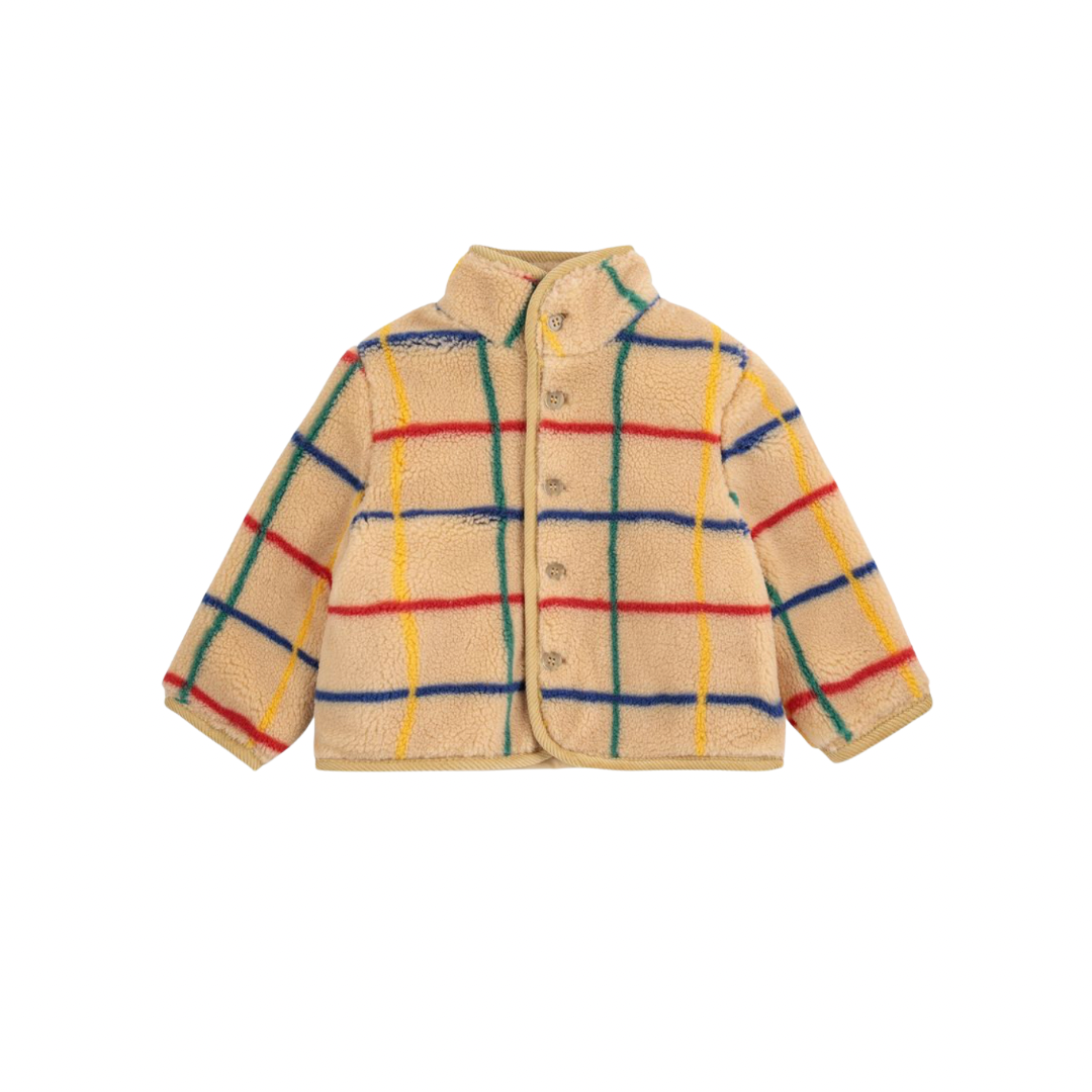 Striped Sheepskin Jacket - Baby