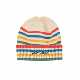 Tic Tac Toe Striped Cotton Hat