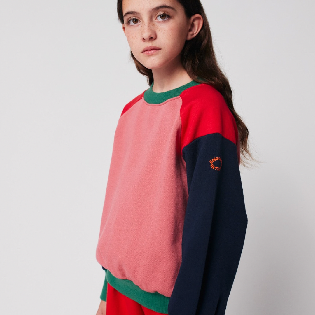 Tic Tac Toe Colorblock Sweatshirt