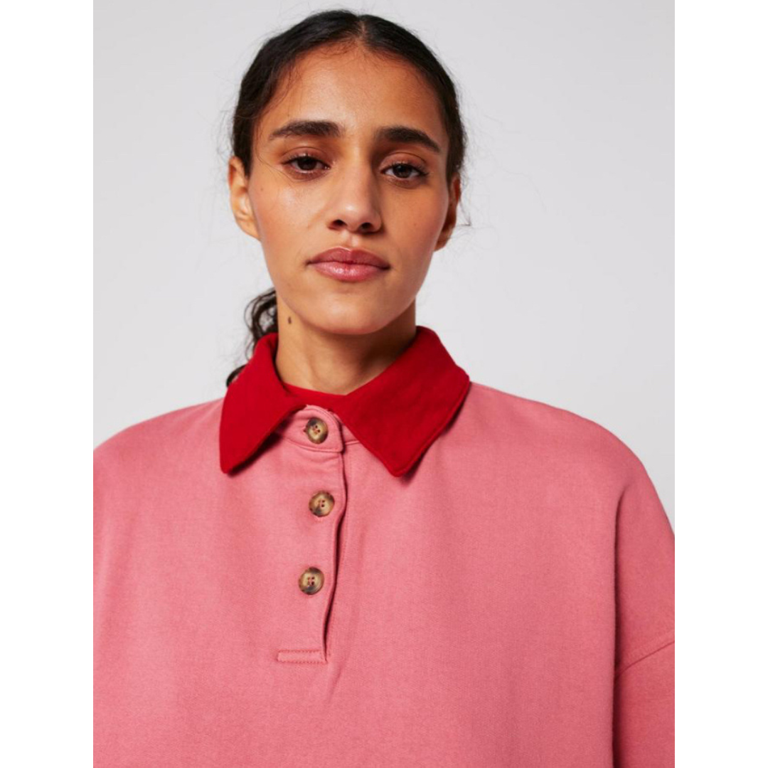 Pink Polo Oversized Sweatshirt