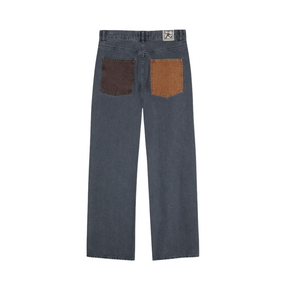 Colorblock Denim Pants