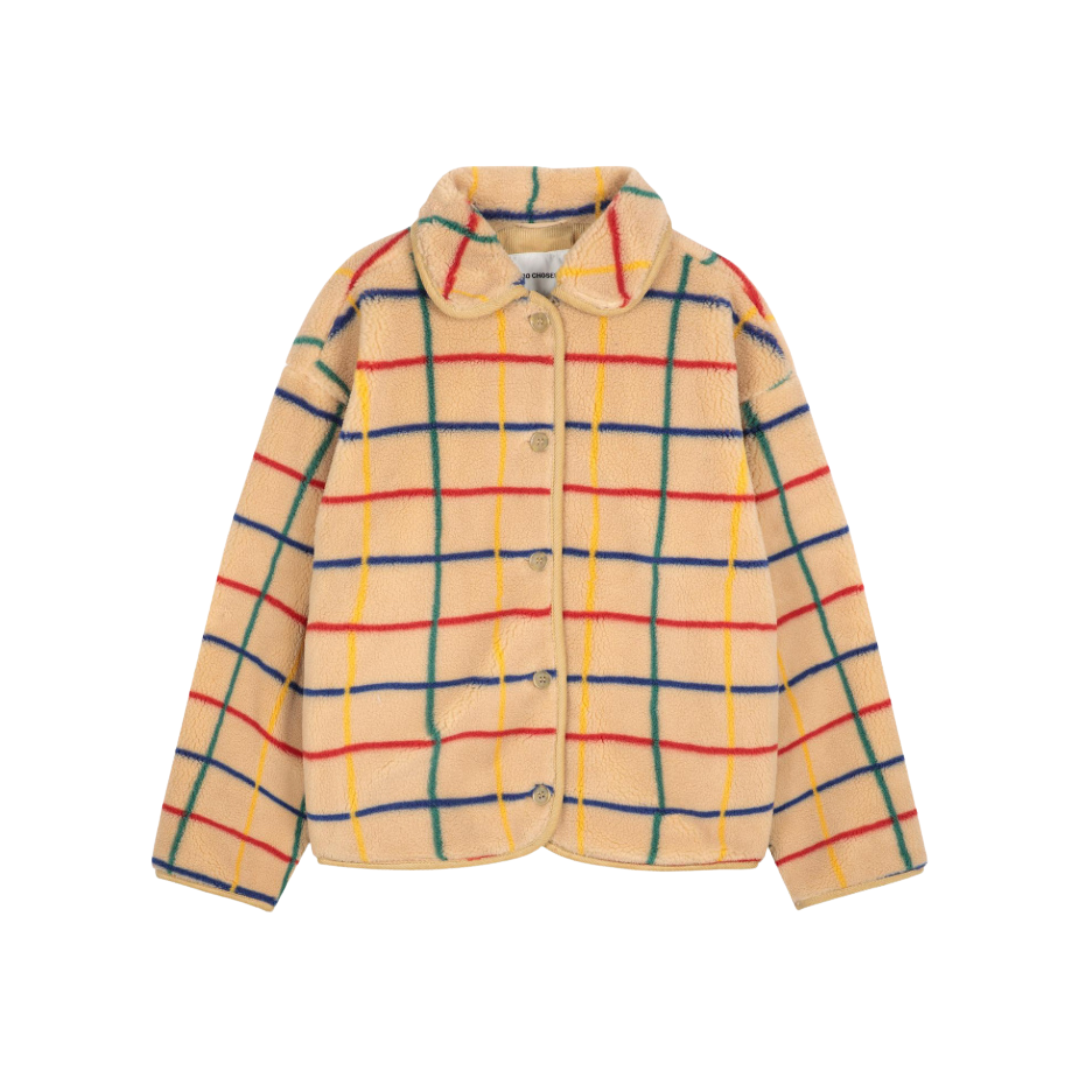 Striped Sheepskin Jacket - Adult