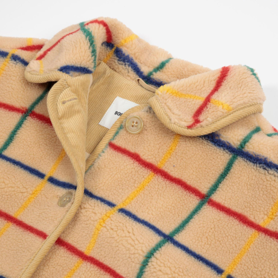 Striped Sheepskin Jacket - Adult