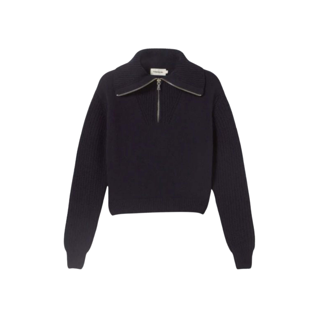Navy Tanit Knitted Sweater
