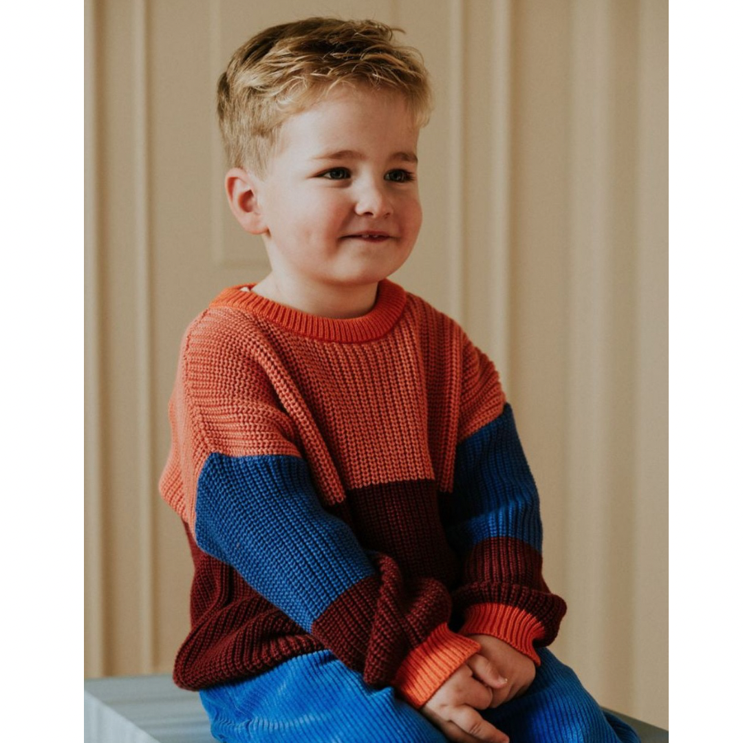 Colorblock Knitted Sweater