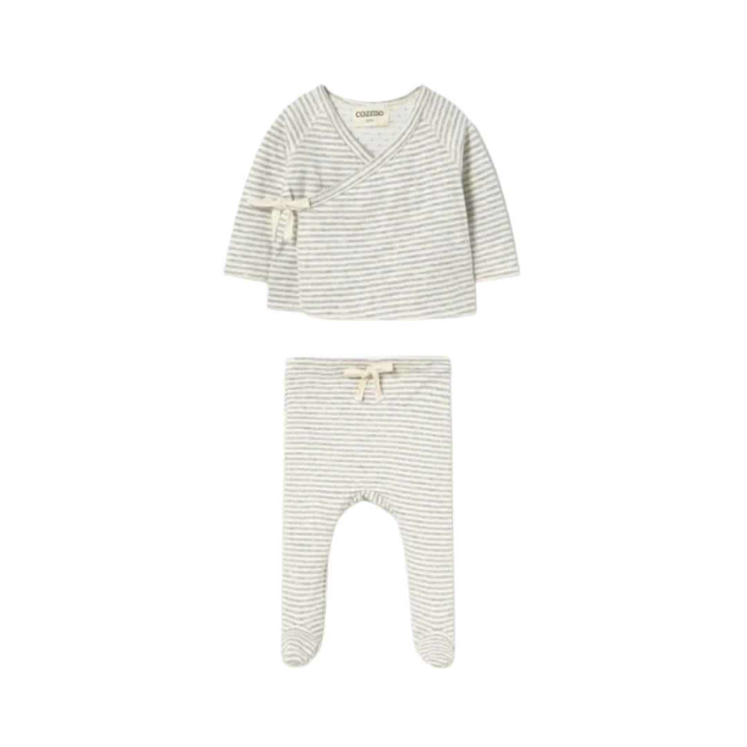 Striped Newborn Jersey Set