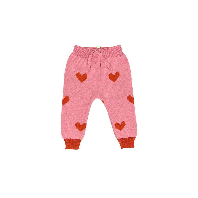 Lovely Hearts Knit Joggers
