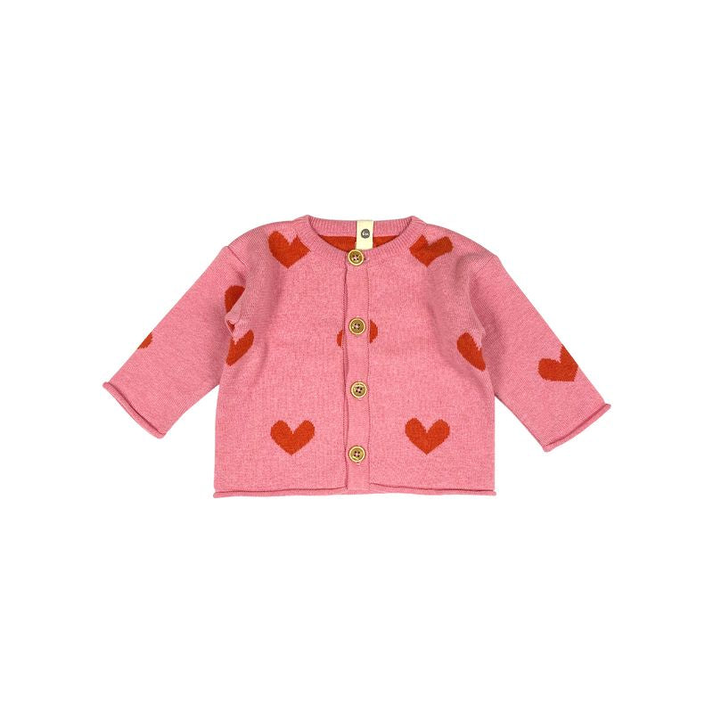 Lovely Hearts Knit Cardigan