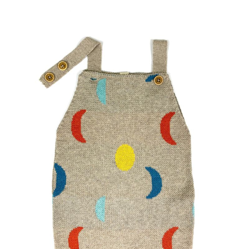 Moon Phases Baby Overalls