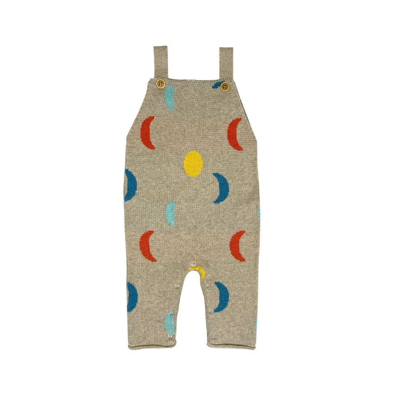 Moon Phases Baby Overalls