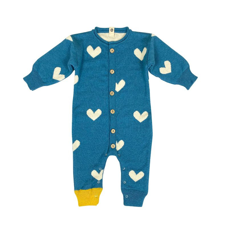 Lovely Hearts Knit Jumpsuit