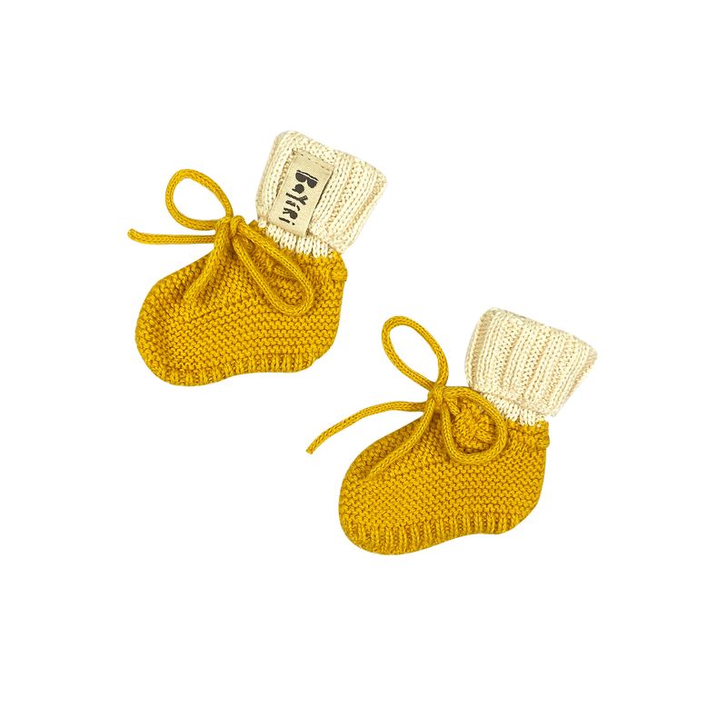 Knit Baby Booties