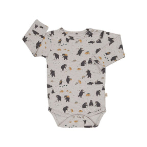 Red Caribou Long Sleeve Onesies