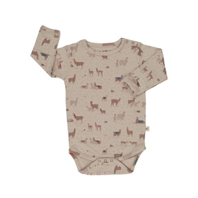 Red Caribou Long Sleeve Onesies