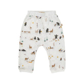 Red Caribou Baby Pants