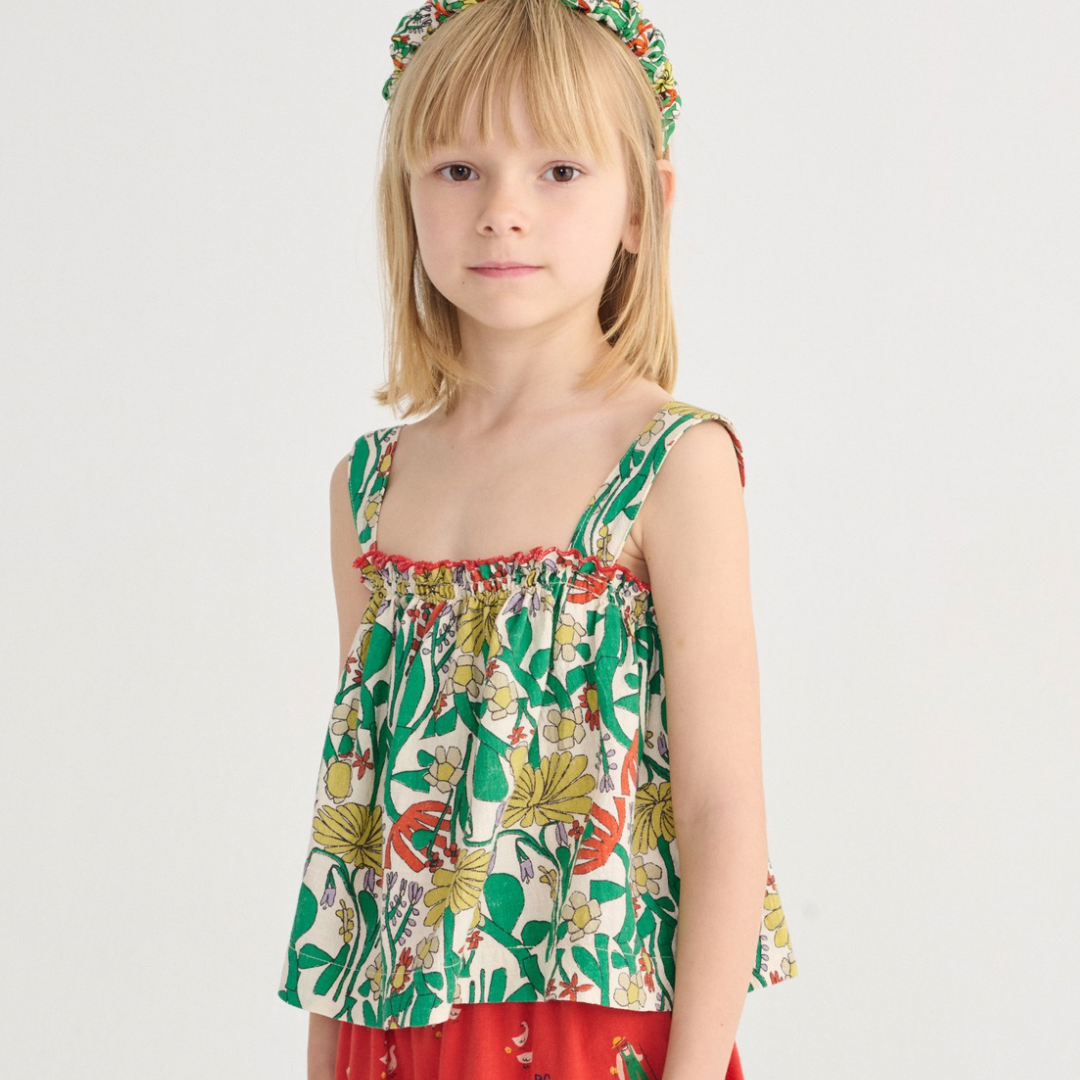 Herbalist Woven Flutter Tank Top