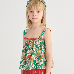 Herbalist Woven Flutter Tank Top