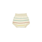 Creme Striped Baby Bloomers