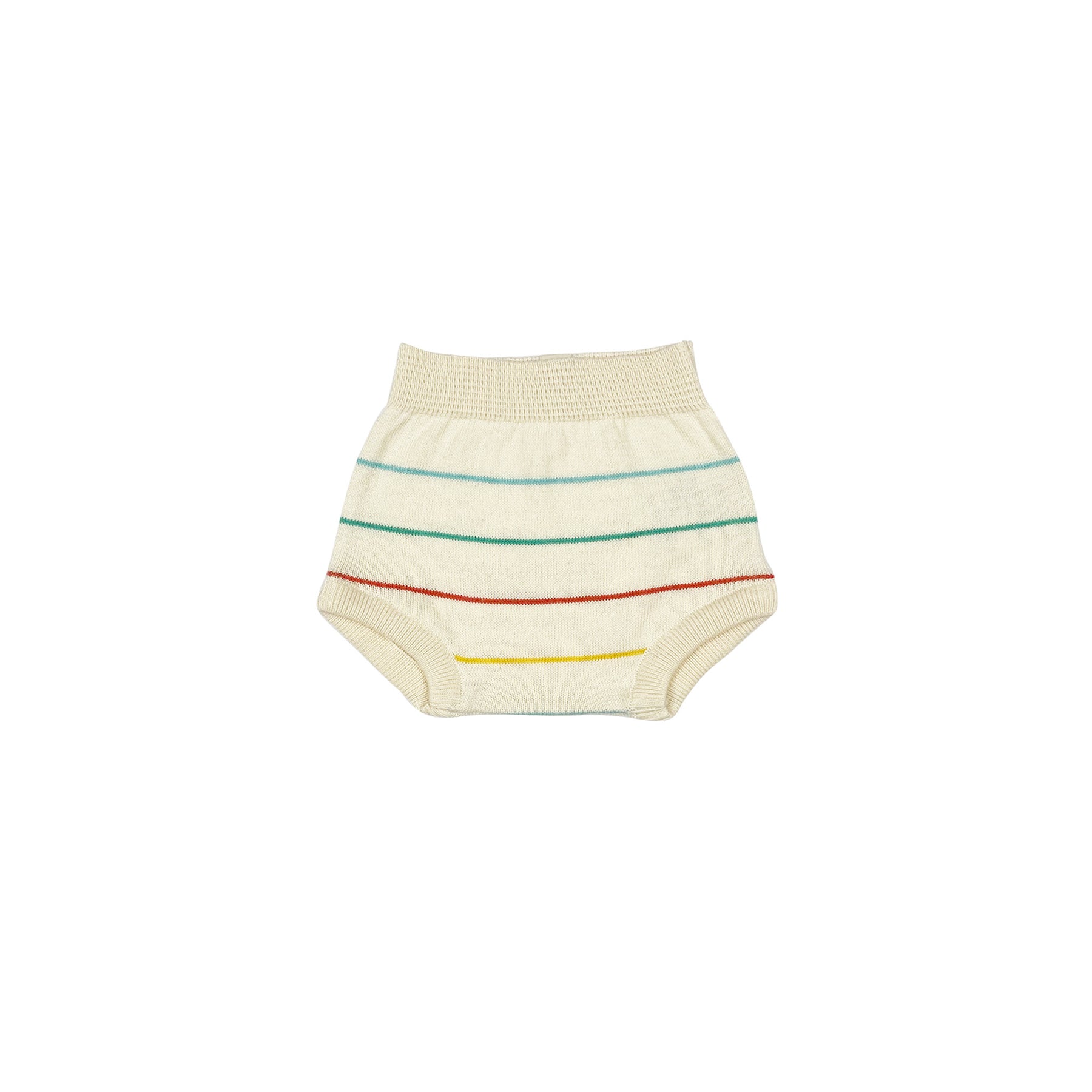 Creme Striped Baby Bloomers