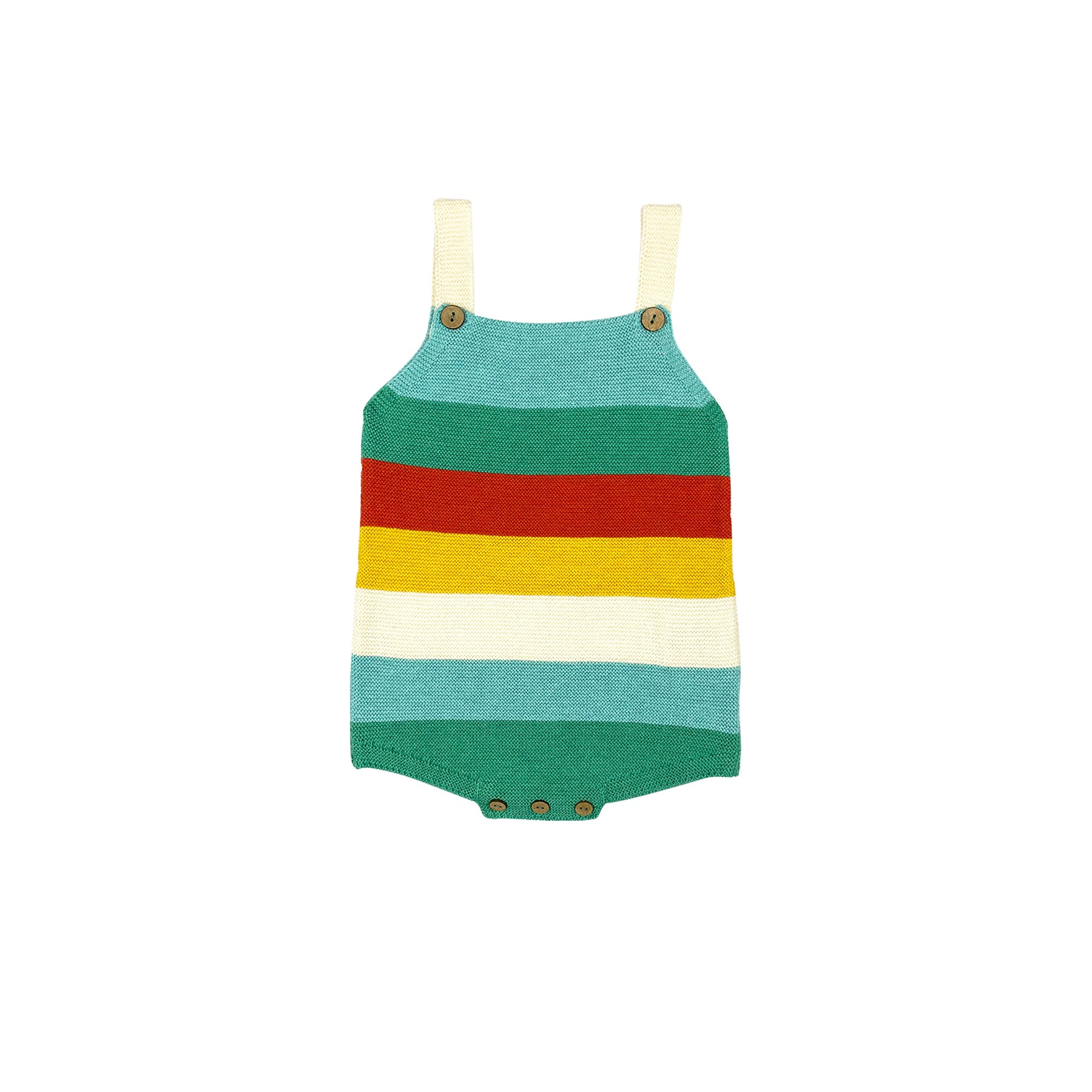 Rainbow Knit Romper