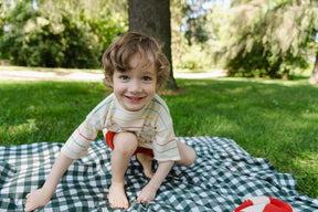 Striped Knit T-Shirt