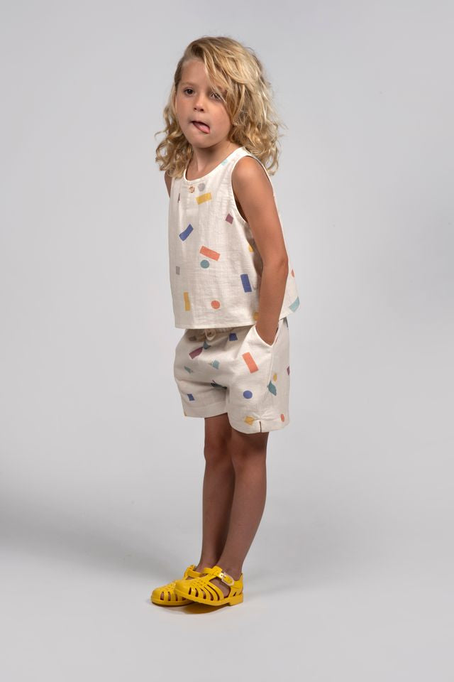 Messy Blocks Tank Top