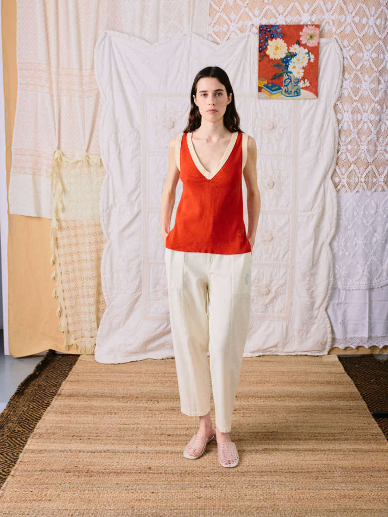 Openwork Knitted Top