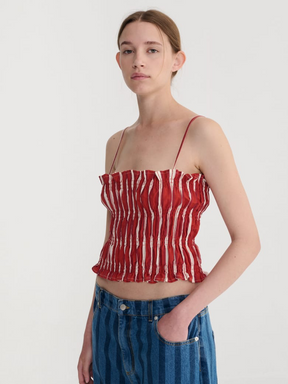 Striped Cotton Tank Top