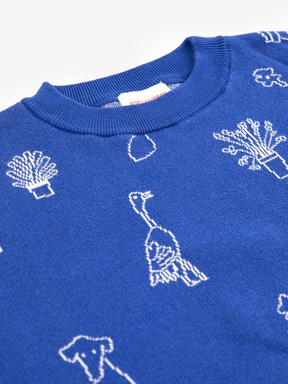 Summer Trip Jacquard Sweater Top