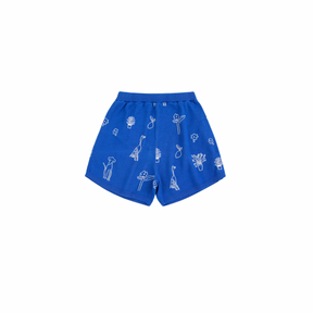 Summer Trip Jacquard Sweater Shorts