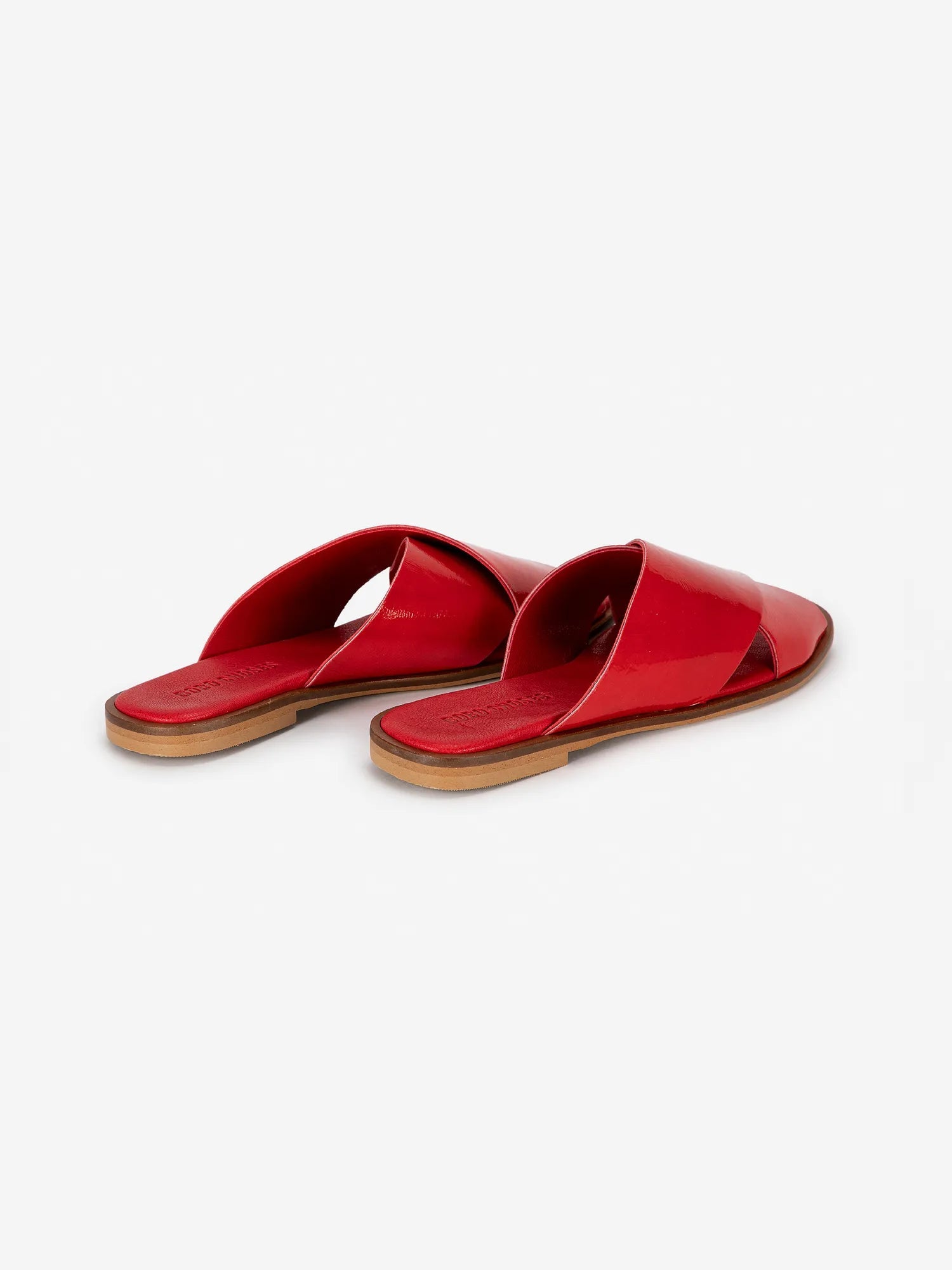 Patent Leather Cross Sandal