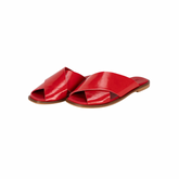 Patent Leather Cross Sandal
