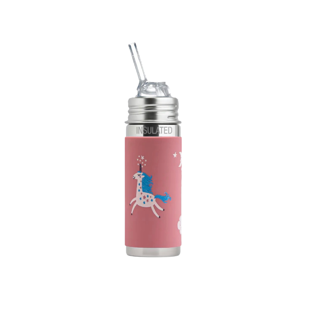Insulated 9 oz. Straw Bottle