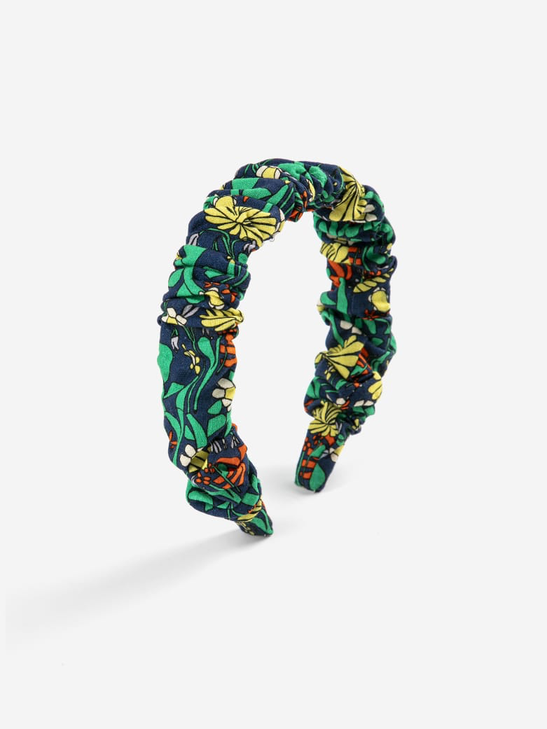 Blue Herbalist Gathered Headband