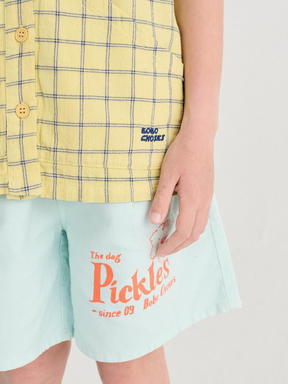 Pickles the Dog Woven Bermuda Shorts