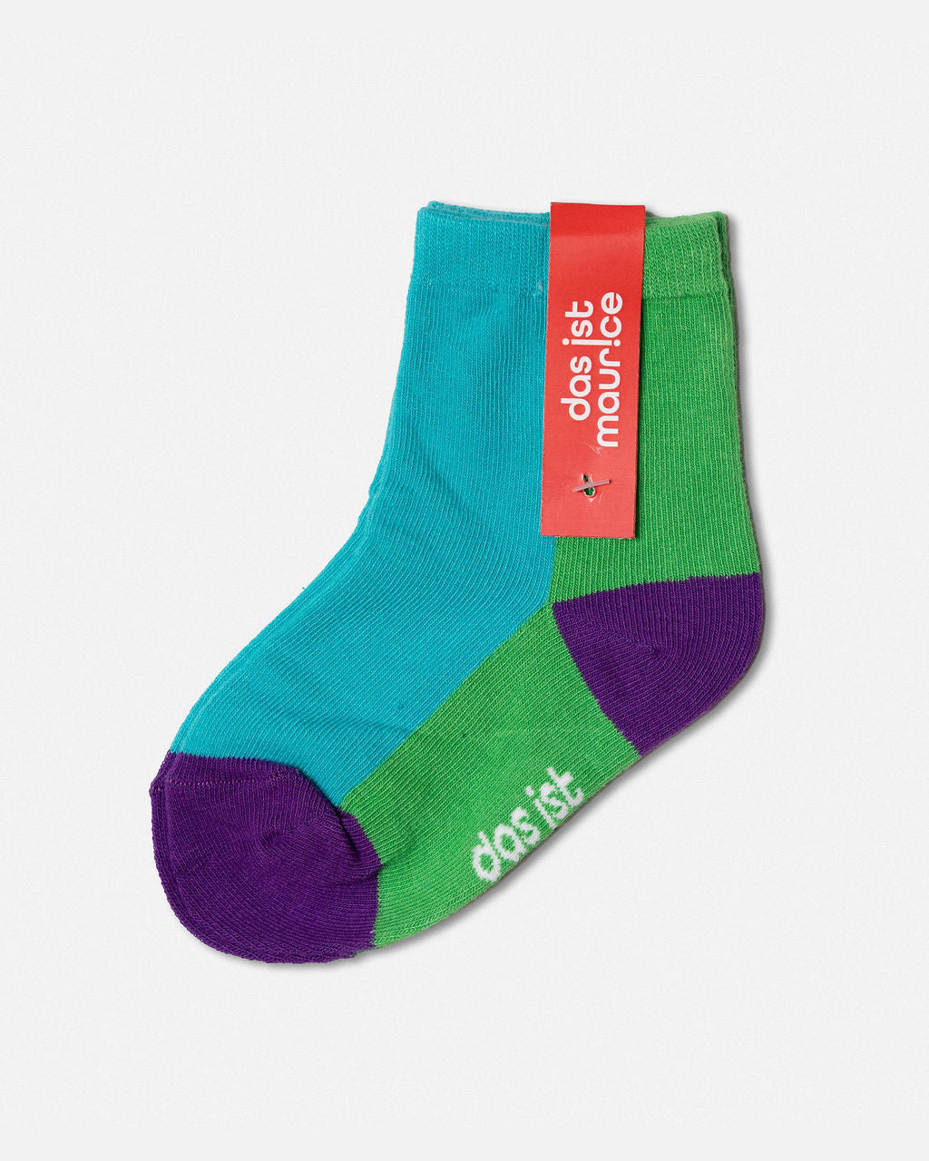 Aqua + Apple Socks