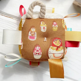 Handmade Baby Tag + Rattle Blocks