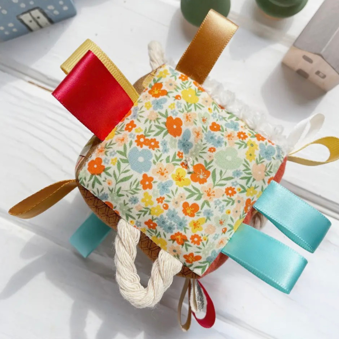 Handmade Baby Tag + Rattle Blocks