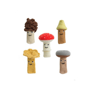 Hand-Knitted Finger Puppet Sets